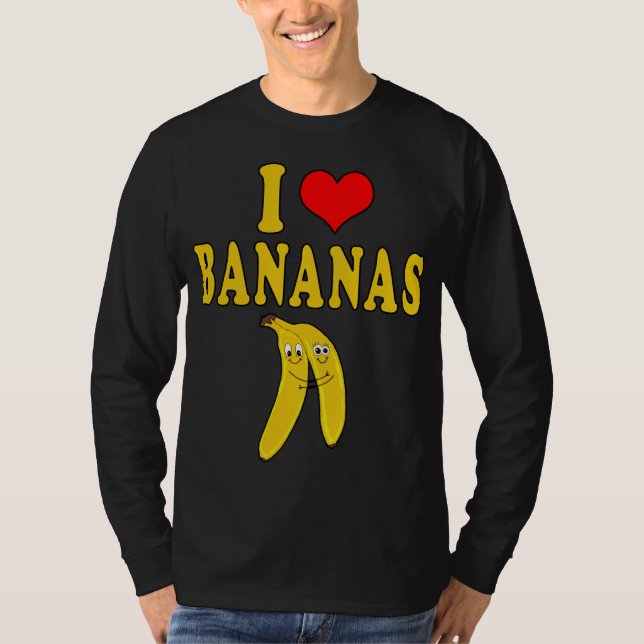 Camiseta Me Encanto El Bananas Divertido Vegan (Anverso)