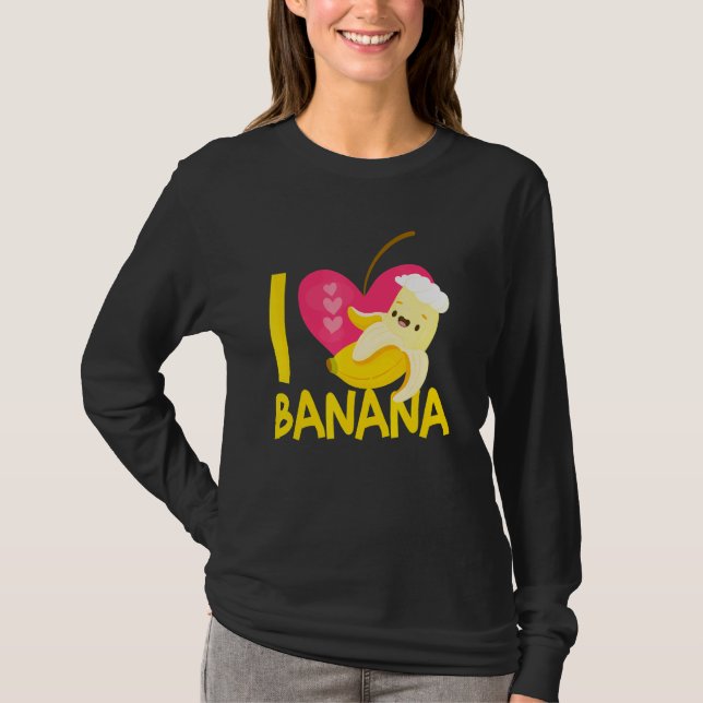 Camiseta Me Encanto El Banano La Comida Vegan (Anverso)