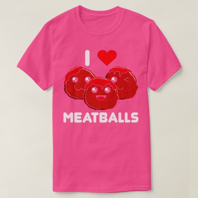 Camiseta Me Encanto El Foco De Bolas De Carne Maker Chef Lo (Diseño del anverso)