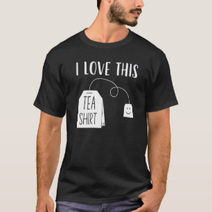 Camiseta Me Encanto Este Té Hombres Mujeres Bolsa De Té Pun