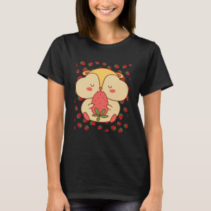 Camiseta Me Encanto Hamsters Cute Hamster Strawberry Hamste