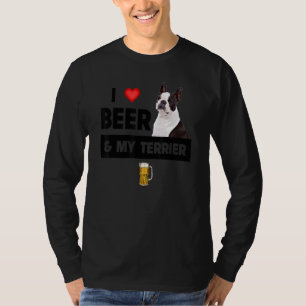 Camiseta Me Encanto La Cerveza Y Mi Madre Patrona De Boston