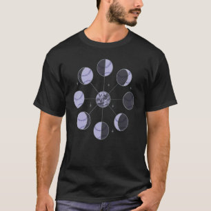 Camiseta Me Encanto Las Fases De La Luna De Softbol En Lila