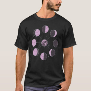 Camiseta Me Encanto Las Fases De La Luna De Softbol En Mauv