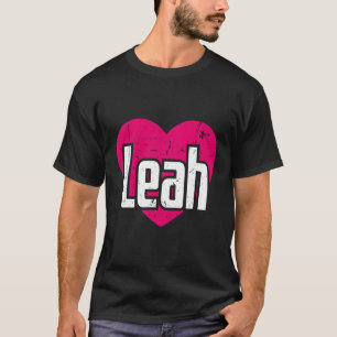 Camiseta Me Encanto Leah Nombre I He Leah