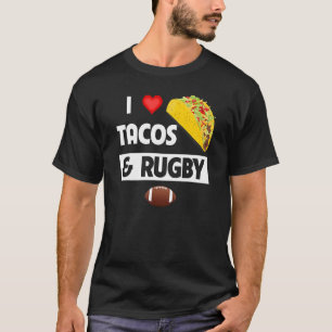 Camiseta Me Encanto Los Tacos Y El Deporte De La Familia Al