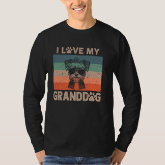 Camiseta Me Encanto Mi Abuelo Morkie Abuelo Abuelo Dog Owne