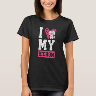 Camiseta Me Encanto Mi Amigo De Bichon Curly Puppy