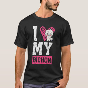 Camiseta Me Encanto Mi Amigo De Bichon Curly Puppy