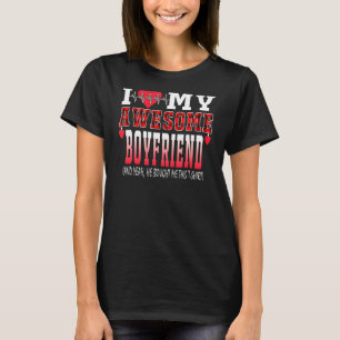 Camiseta Me Encanto Mi Awesome Boyfriend Y Sí Me Compró