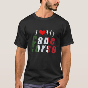 Camiseta Me Encanto Mi Cañón Camisas Corso Mastiff Tee Fla