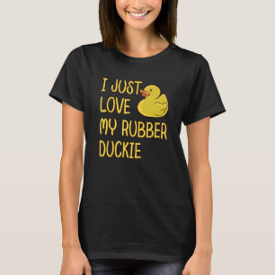 Camiseta Me Encanto Mi Duckie De Goma