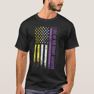 Camiseta Me Encanto Mi Hija No Binario No Binario