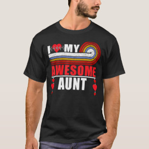 Camiseta Me Encanto Mi Impresionante Tía De Tía A Niece Val