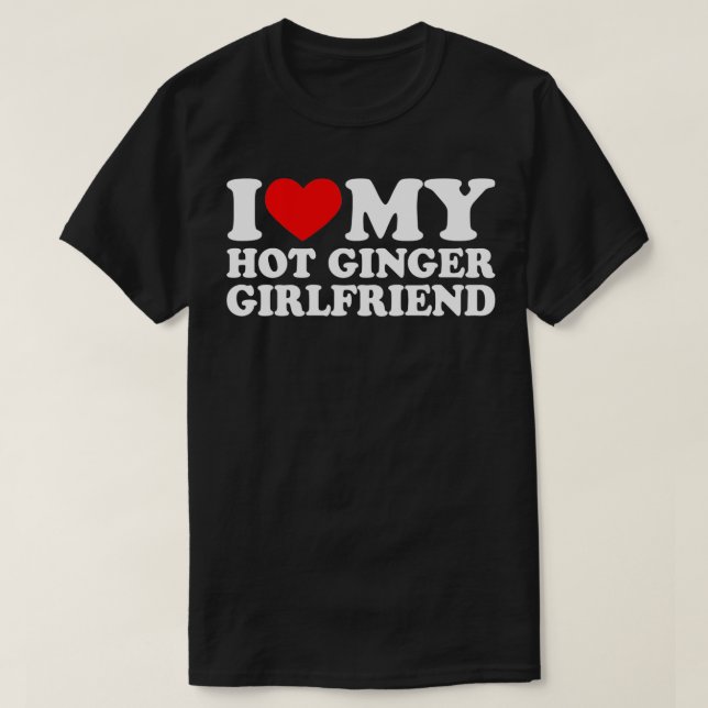 Camiseta Me Encanto Mi Novia De Ginger Caliente Me Encanto  (Diseño del anverso)