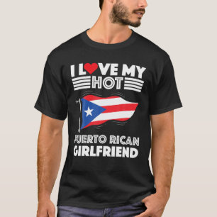 Camiseta Me Encanto Mi Novia Puertorriqueña Boyfriend Pu