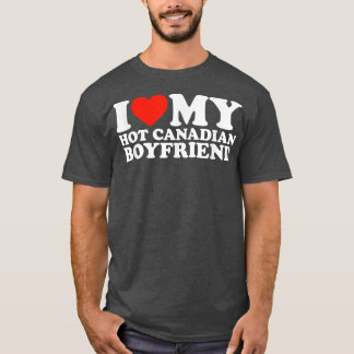 Camiseta Me Encanto Mi Novio Caliente Amo A Mi Chico Canadi