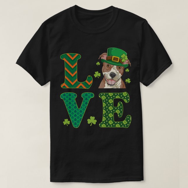 Camiseta Me Encanto Mi Pitbull St  (Diseño del anverso)