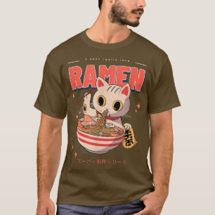 Camiseta Me Encanto Realmente De Los Fideos De Gatos Ramen