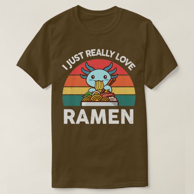 Camiseta Me Encanto Realmente De Los Fideos De Ramón (Diseño del anverso)