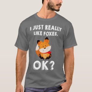 Camiseta Me Encanto Realmente De Los Zorros