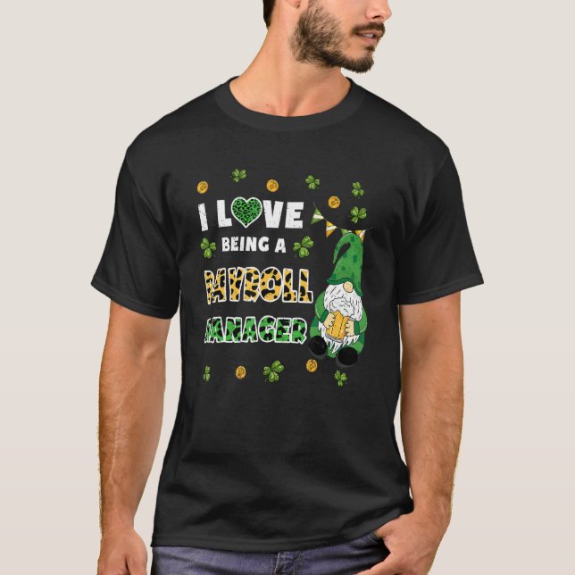 Camiseta Me Encanto Ser Gnome Gnome St Patricks Day (Anverso)
