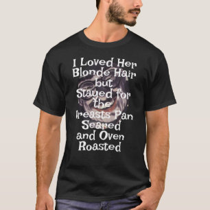 Camiseta Me encantó su cabello castaño pechos salteados 205