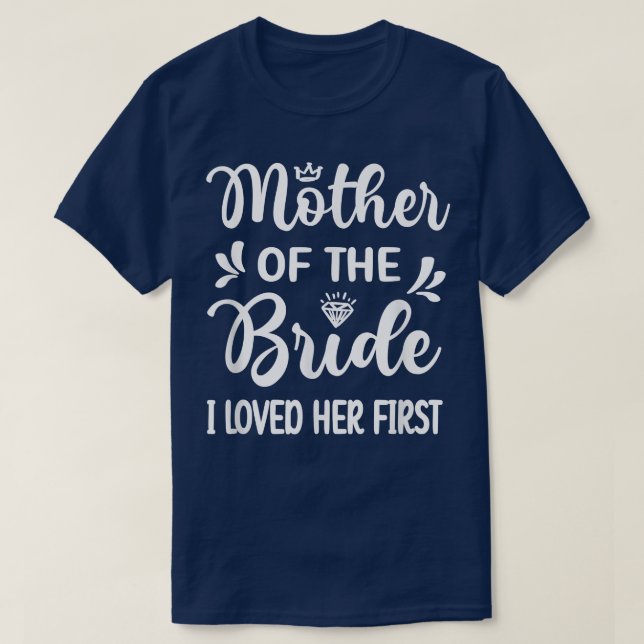Camiseta Me Encantó Su Primera Madre De Novia, La Novia (Diseño del anverso)