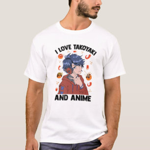 Camiseta Me Encanto Takoyaki Y Anime - Cute Kawaii - Manga 