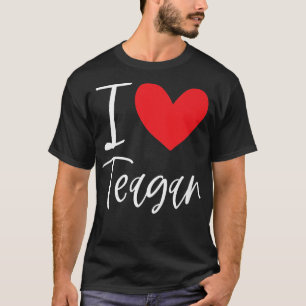 Camiseta Me Encanto Teagan Nombre Chica Personalizada Mujer