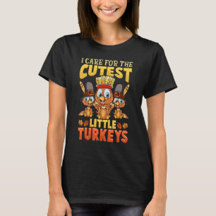Camiseta Me Encargo De La Enfermera De La NICU De Los Pavos