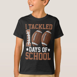 Camiseta Me Enfrenté 100 Días De Fútbol 100 Día De La Escue