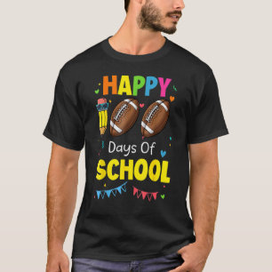 Camiseta Me Enfrenté A 100 Días De Fútbol Escolar Más Intel