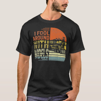 Camiseta Me Engaño Con Modelos De Ingeniero De Tren Premium