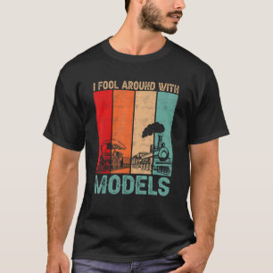 Camiseta Me Engaño Con Modelos De Trainspott De Tren Retro
