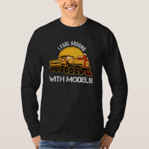 Camiseta Me Engaño Con Modelos Railroad Toy Ho Scale Mo