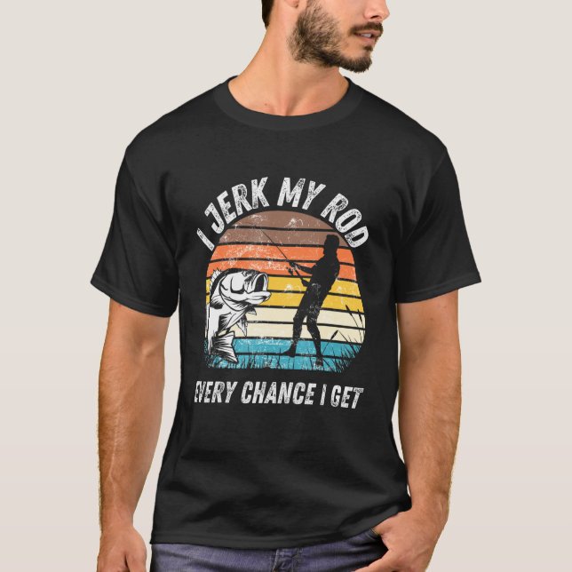 Camiseta Me Enjambre Cada Vez Que Pescado (Anverso)