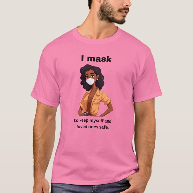 Camiseta Me enmascaro para mantenerme a mí misma y a mis se (Anverso)
