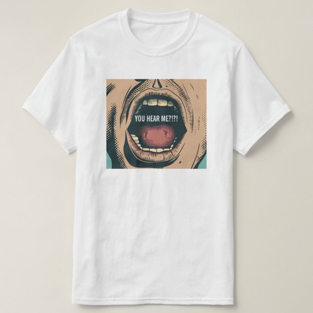 Camiseta Me Escuchas (Diseño del anverso)