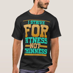 Camiseta Me Esforzo Por El Fitness No Por El Aclaramiento D