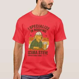 Camiseta Me especializo en el techo