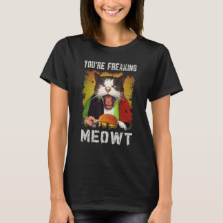 Camiseta Me estás asustando gatito Gato Gato espeluznan