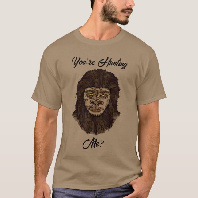 Camiseta ¿Me estás cazando? Humor divertido de Pato Grande  (Anverso)