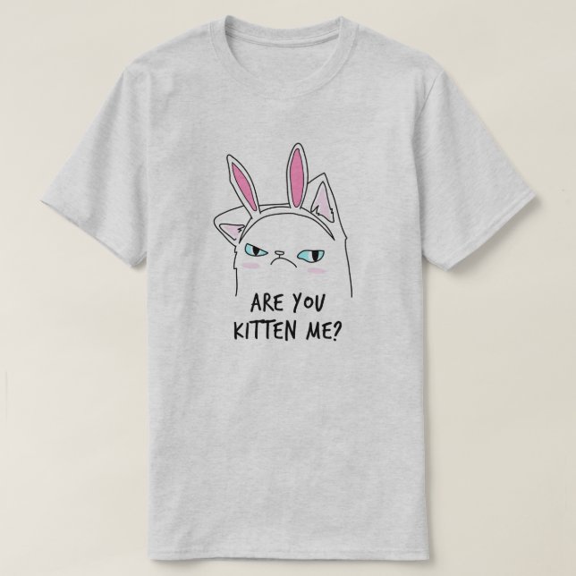 Camiseta ¿Me Estás Gatito? (Diseño del anverso)