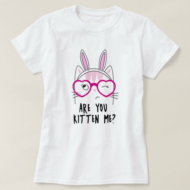 Camiseta ¿Me Estás Gatito? (Diseño del anverso)