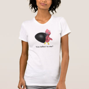 Camiseta ¿Me estás hablando? Flamingo divertido
