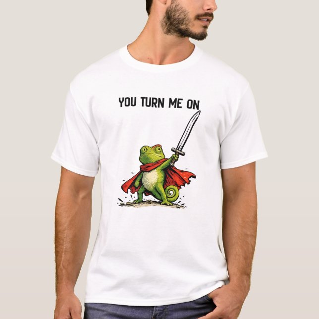 Camiseta Me estás haciendo encender (Anverso)