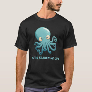 Camiseta Me estás krakenando Pulpo Calamar Coral Tentáculos