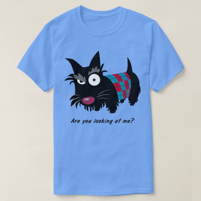 Camiseta ¿Me estás mirando? (Diseño del anverso)