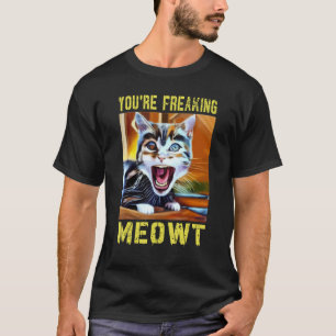 Camiseta Me estás volviendo loco gato Chiste de gato juego